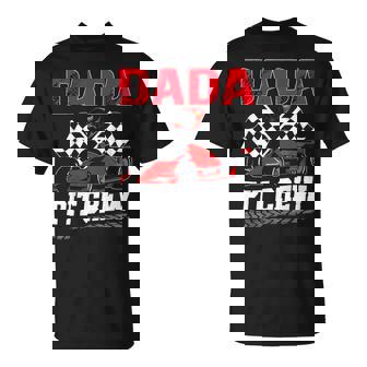 Dada Pit Crew Racing Family Race Car Birthday Boy T-Shirt - Thegiftio