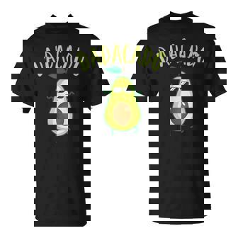 Dadacado Cute Daddy Avocado Pregnant Dad Father Day T-Shirt - Thegiftio