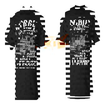 My Daddy Is A Tow Truck Driver And I'm His Little Partner T-Shirt | Mazezy