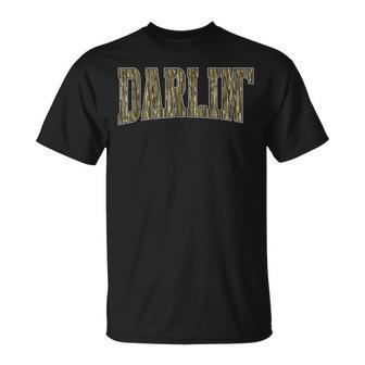 Darlin' Retro Camouflage Country Cowboy Women T-Shirt - Thegiftio