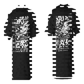 Darts And Farts That's What I'm Good At Fathers Day T-Shirt | Mazezy