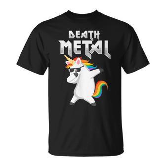 Death Metal Unicorn Rock Hard Rock Heavy Metal Maglietta - Novitaregali