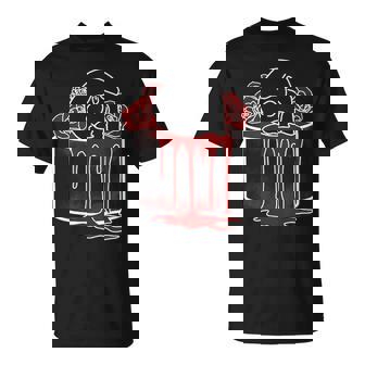 Deathcake バースデーケーキテーマ ケーキローズ ハロウィン Tシャツ - Kawaiitshirt