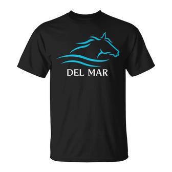 Del Mar Horse Racing California Race Track Thoroughbred Club T-Shirt - Thegiftio UK