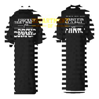 Department Of Economics T-Shirt | Mazezy