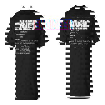 Amusant De Définition D'ingénieur Pour Cadeaux D'ingénieurs T-Shirt - Cadeauxyz