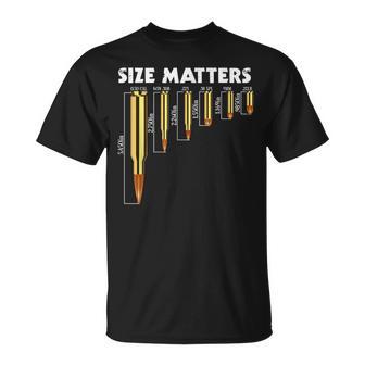Rétrointage La Taille Compte Des Balles De Différents Calibres T-Shirt - Cadeauxyz