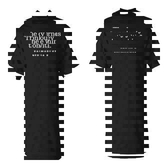 Die Einzige Reise Ist Die Innerhalbon T-Shirt - Seseable