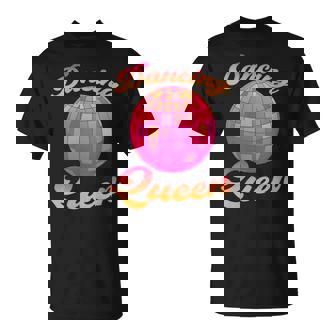 Disco Queen Dance Mom Dancingintage Dancing 1970 Queen T-Shirt - Cadeauxyz