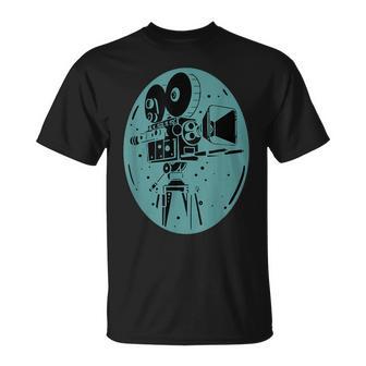 Diseño De Cámara Deideointage Para Cineastas Y Camiseta unisex - Regaloses