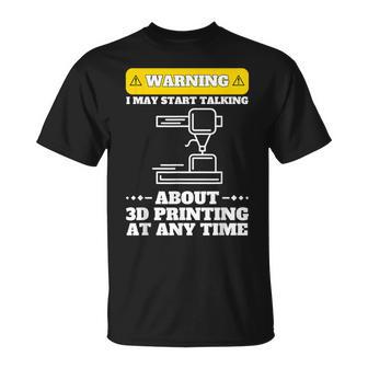 Diseño De Impresión 3D Para Hombres Y Es Amante De La Impresión 3D Camiseta unisex - Regaloses