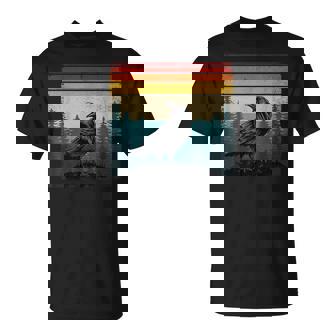 Disfraz De Cuervo Retro De Los Años 70 Y 80 Para Amantes De Camiseta unisex - Regaloses