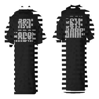 Distressed Boston Hardcore Punk T-Shirt | Mazezy