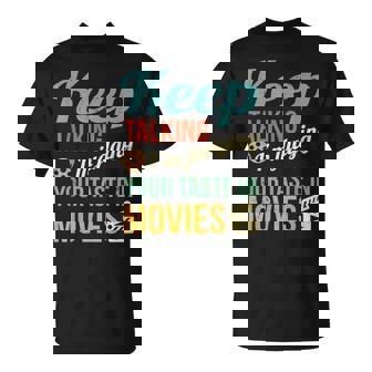 Divertente Film Amante Regali Film Critico Cinephile Cinema Maglietta - Novitaregali