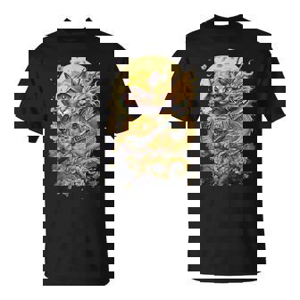 Divertido Arte Ninja Para Hombres Es Niños Deportes Amantes De Los Gatos Ninja Camiseta unisex - Regaloses