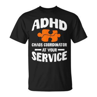 Divertido Tdah Humor Diciendo Puzzle Pieza Conciencia Tdah Camiseta unisex - Regaloses