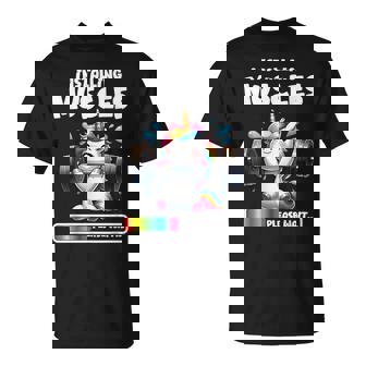 Divertido Unicornio Para Entrenamiento Gimnasio Fitness Levantamiento De Pesas Lindo Unicornio Camiseta unisex - Regaloses