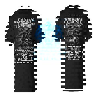 My Doctor Said I'm Morbidly A Beast Alpha Wolf Meme T-Shirt - Thegiftio