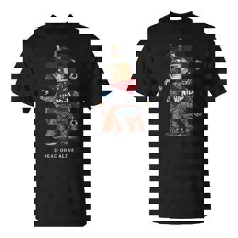 Dog Cowboy Urban Graffiti Aesthetic T-Shirt | Mazezy