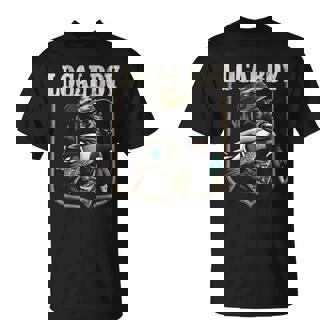 Dog Retro Southern With Duck Country Vintage Local Boy T-Shirt | Seseable UK