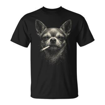 Dog Smoking Cigarette Chihuahua Meme Got That Dog Men T-Shirt | Seseable UK