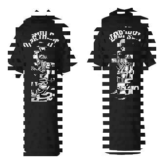 Doing Dad Shit Dad Joke Skeleton Dad Father's Day T-Shirt - Monsterry