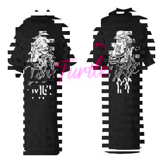 Donna Mamma Tartaruga Divertente Rettile Animale Domestico Mamma Con Collo A Maglietta - Novitaregali