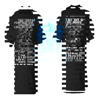 Don't Worry Kitten Daddy's Here Alpha Wolf Meme Cringe T-Shirt | Seseable FR