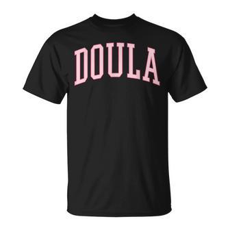 Doula Midwife Cute Preppy Pink Birth Worker T-Shirt - Thegiftio UK