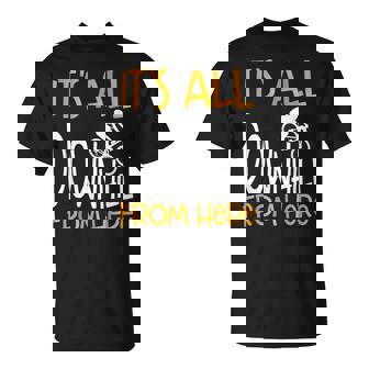 It All Downhill From Here Moutain Bike Rider Bicycle T-Shirt | Mazezy