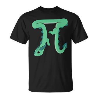 Dragon En Forme De Pi Math Teacher T-Shirt - Cadeauxyz