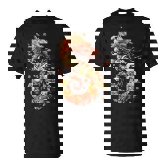 Dragónushi De Rollos Deushi Diseño De Tatuaje Japonés Camiseta unisex - Regaloses