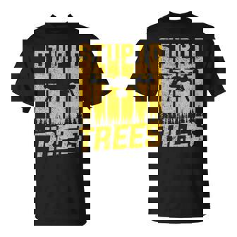 Drone Shirts For Men Drone Pilot Stupid Trees T-Shirt | Mazezy