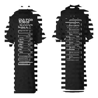 Dutch People Nutritional Facts Netherlands T-Shirt | Mazezy