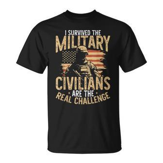 Dysfunctional Veteran & Disgruntled Veteran T-Shirt | Seseable FR