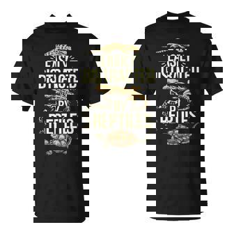 Easily Distracted By Reptiles Lizard Reptile Pet Lover T-Shirt - Monsterry