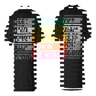 Eccoaleria La Migliore Mamma Del Mondo Festa Della Mamma Retro Maglietta - Novitaregali