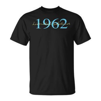 Edición Limitada 1962 Cumpleaños 1962 Nacido 1962Intage Camiseta unisex - Regaloses