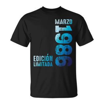 Edición Limitada Marzo 1986 Retro 1986Intage 1986 Camiseta unisex - Regaloses