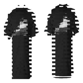 Edmund Fitzgerald Minimal Tribute T-Shirt | Mazezy