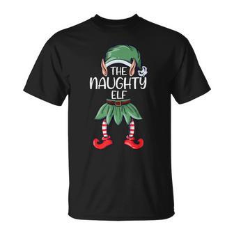 El Elfo Travieso Navidad Famelie Grupos Elfo Camiseta unisex - Regaloses