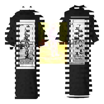 El Soldado Card Mexican Lottery Card T-Shirt - Thegiftio