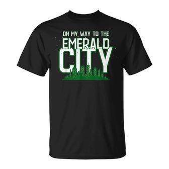 On My Way To The Emerald-City Graphic Wiz Casual T-Shirt - Thegiftio UK