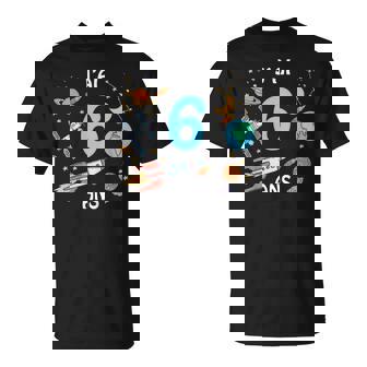 Enfant Astronaute Espace J'ai 6 Ans Anniversaireix Ans T-Shirt - Cadeauxyz