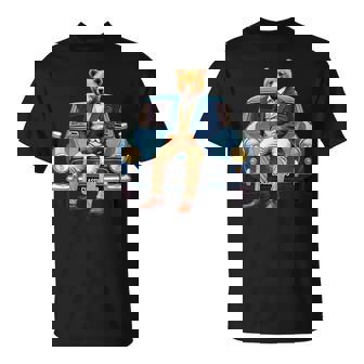 Enjoy Cool Teddy Bear With Classic Car Graphic s Fun T-Shirt | Mazezy