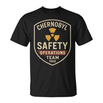 Équipe Des Opérations Deécurité De Tchernobyl 1986 Centrale Nucléaire T-Shirt - Cadeauxyz