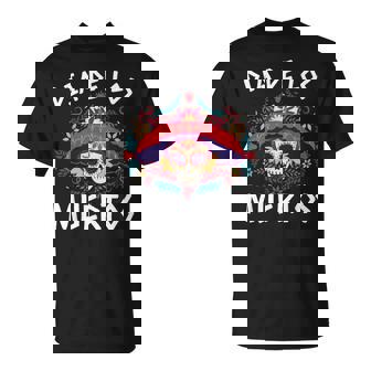 Erwachsen Herr Dame Kind Girl Dia De Los Muertos Mexiko Tod T-Shirt - Cadeauxyz
