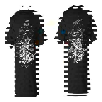 Espacioistemaolar Yogui Meditación Yoga Astronauta Camiseta unisex - Regaloses