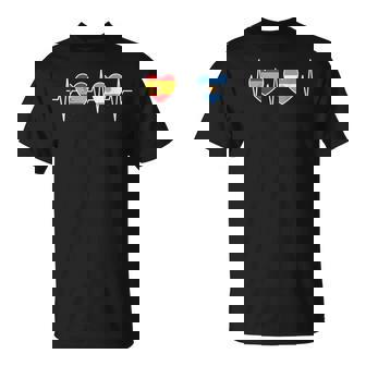 España Y Argentina Banderas De Argentina Camiseta unisex - Regaloses