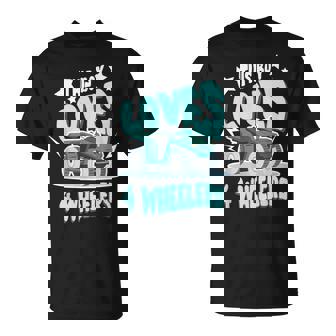 Este Niño Ama 4 Ruedas Atv Quad Bike Mud Riding Camiseta unisex - Regaloses